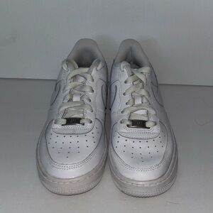 Nike Air Force 1 White Boys' Sneakers 4.5 Youth Big Kids DH2920-111